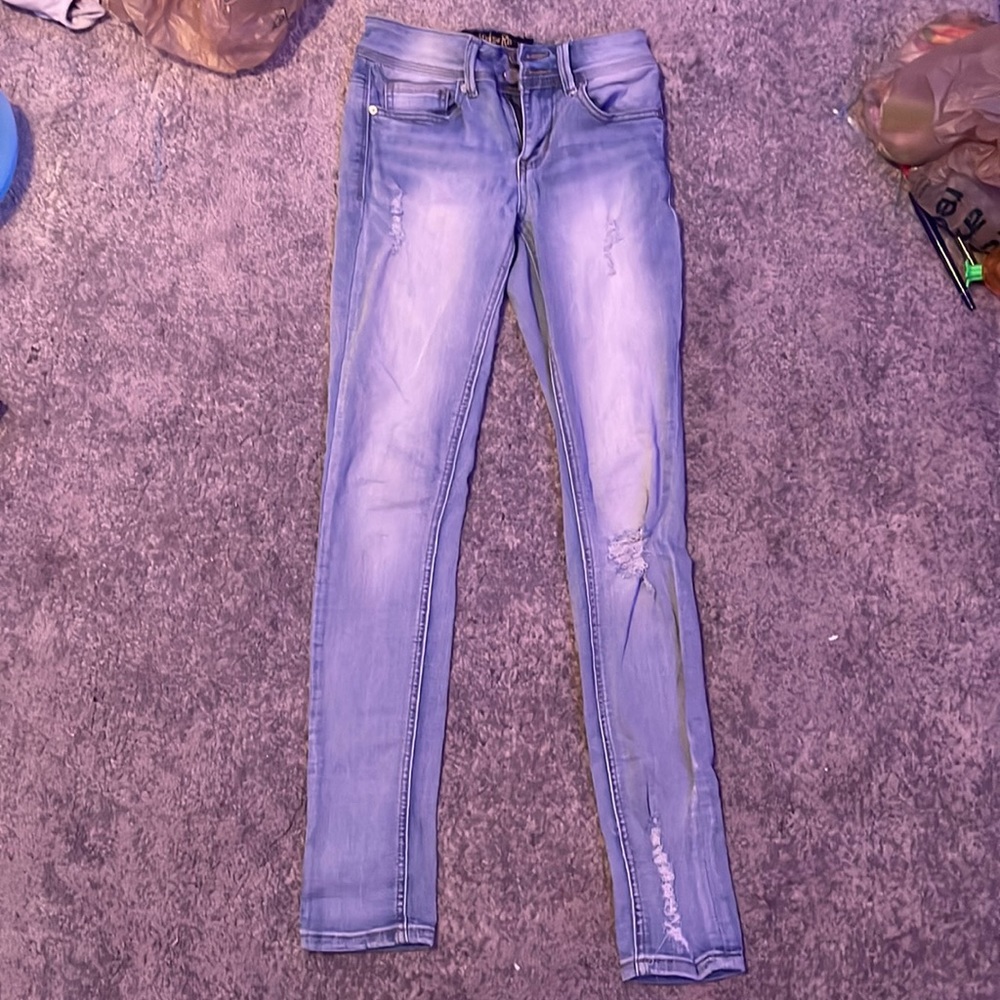 Indigo twin jeans